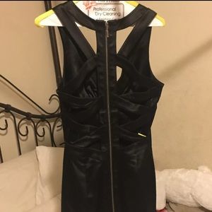 Black Bebe, Strappy Open Back w/zipper